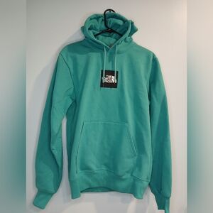 THE NORTH FACE HOODIE FOR MENS, SIZE XS, GREEN COLOR.